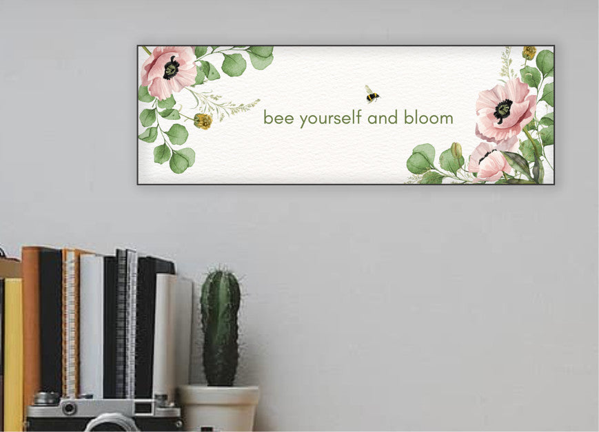 15x5 BEE Yourself Decorative Sign