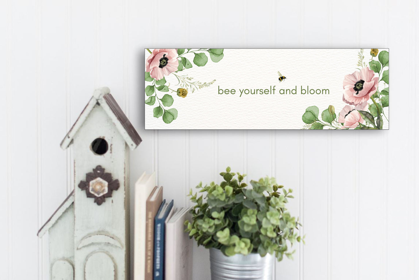 15x5 BEE Yourself Decorative Sign