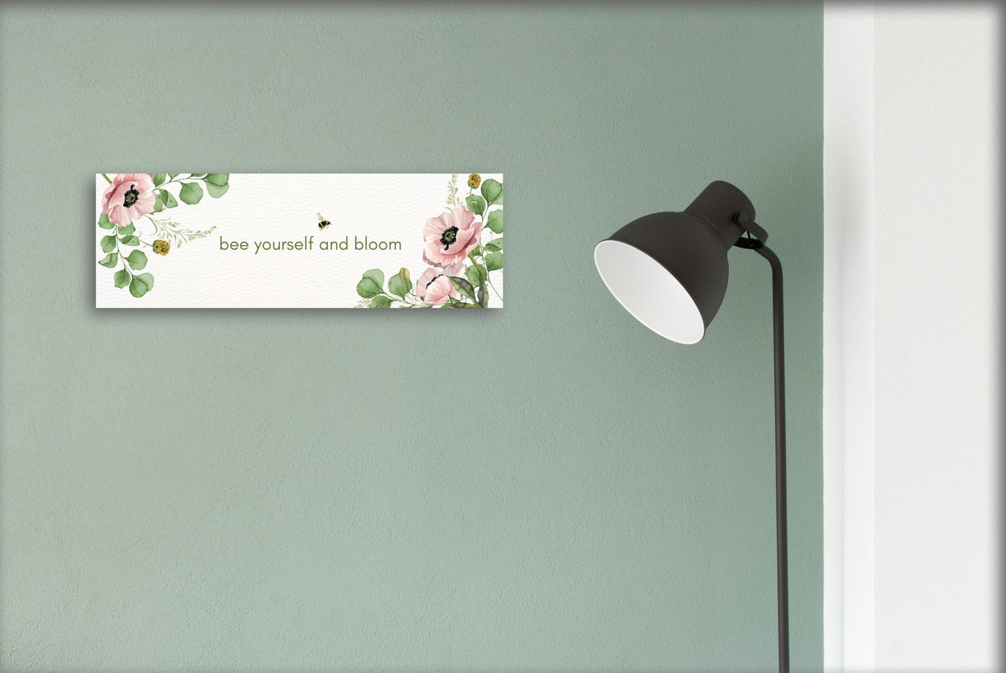 BEE Yourself and Bloom – Decorative Wooden Sign