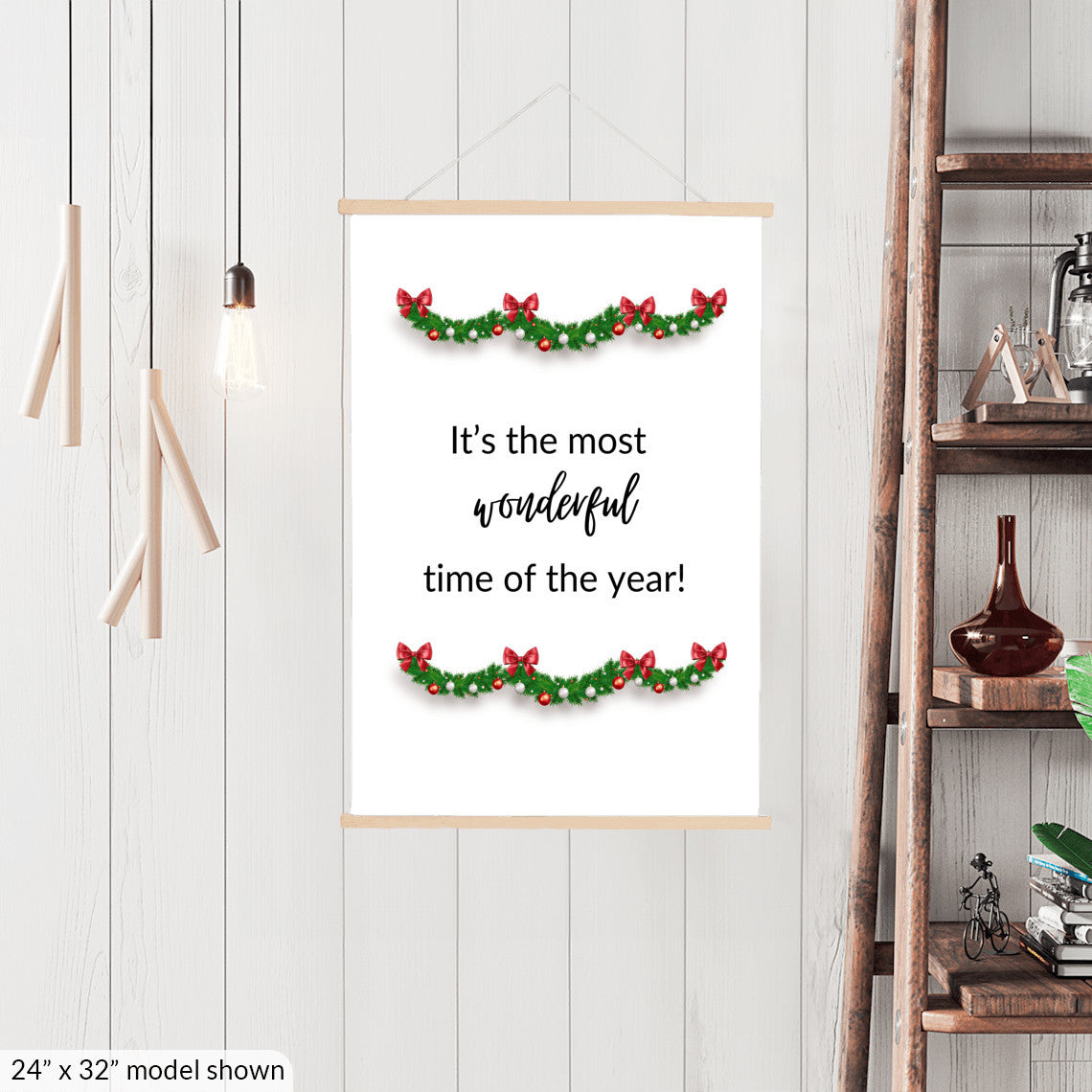 "It’s the Most Wonderful Time of the Year!" Hanging Canvas Wall Art
