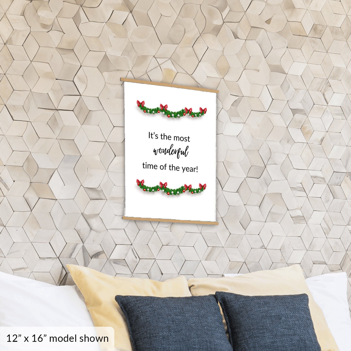 "It’s the Most Wonderful Time of the Year!" Hanging Canvas Wall Art