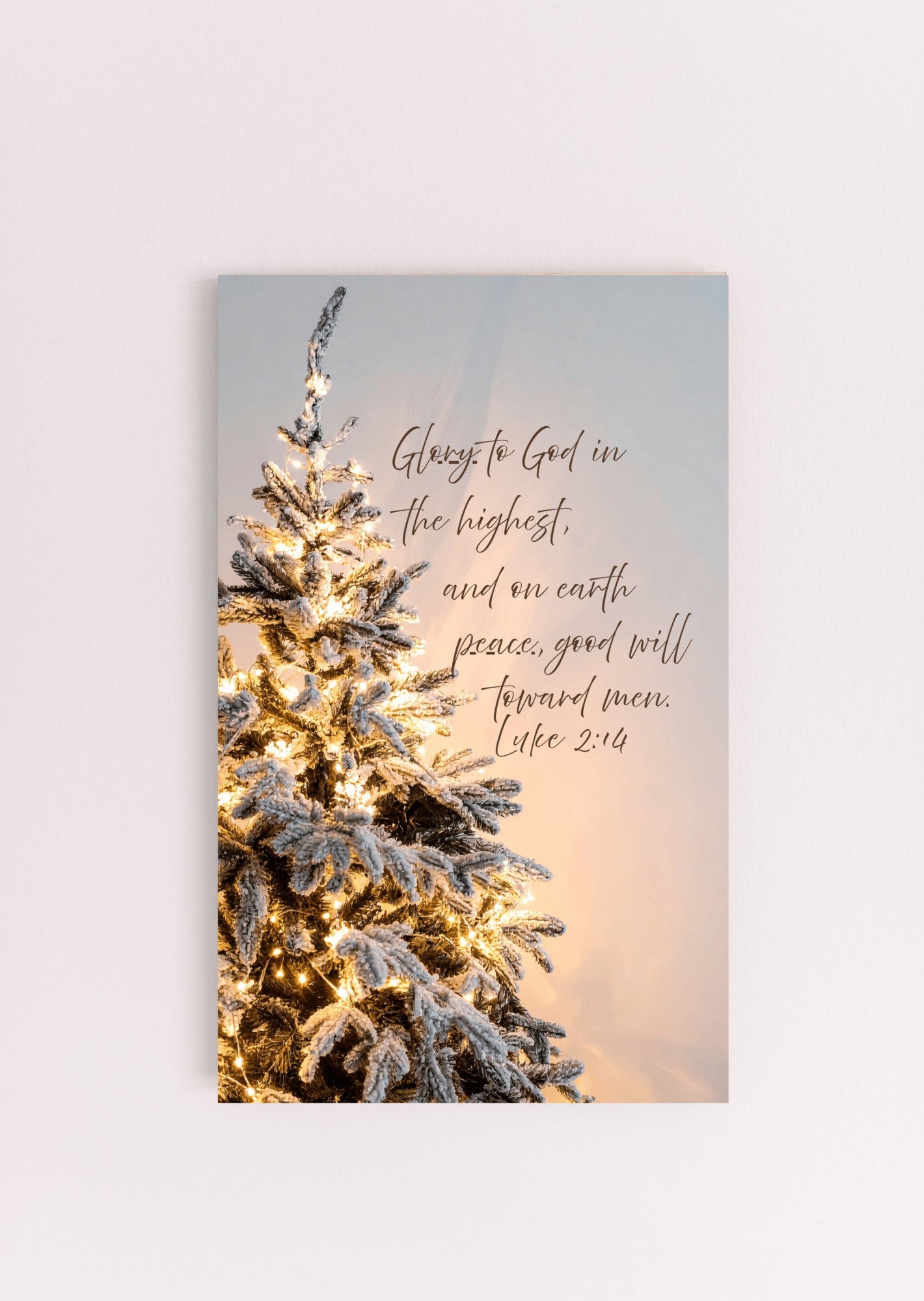 “Glory to God in the Highest” – Faith, Peace, and Family Legacy Decor